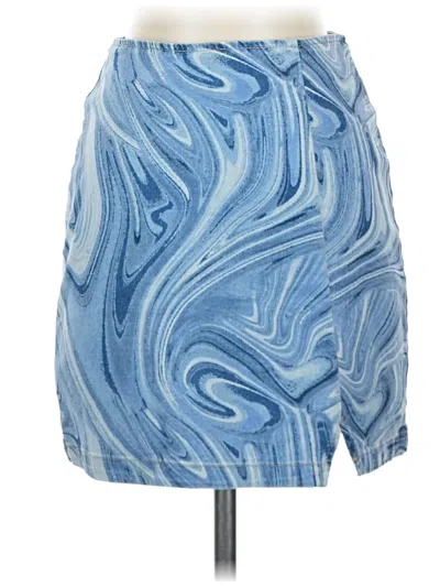 Pre-owned Wild Fable Casual Skirt In Blue