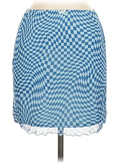 Pre-owned Wild Fable Casual Skirt In Blue
