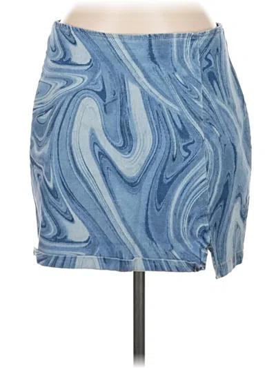 Pre-owned Wild Fable Casual Skirt In Blue