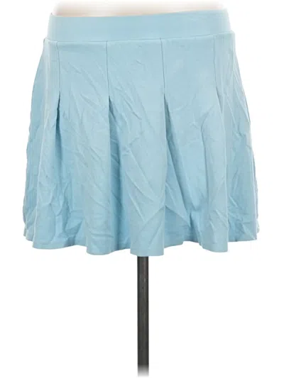 Pre-owned Wild Fable Casual Skirt In Blue