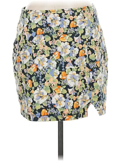 Pre-owned Wild Fable Casual Skirt In Blue