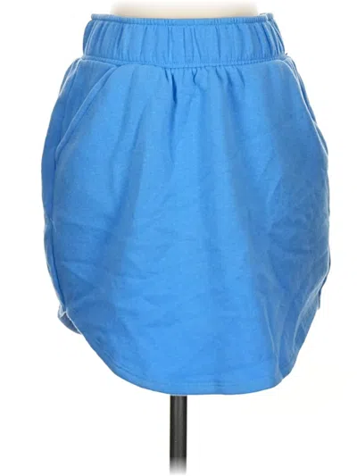 Pre-owned Wild Fable Casual Skirt In Blue