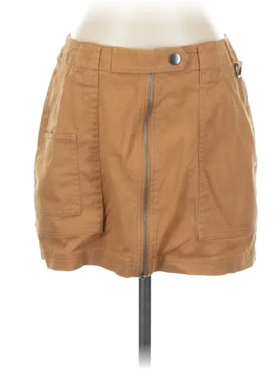 Pre-owned Wild Fable Casual Skirt In Brown