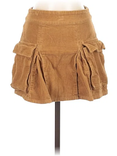 Pre-owned Wild Fable Casual Skirt In Brown