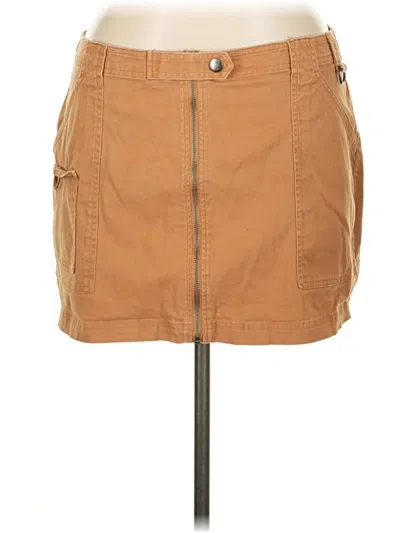 Pre-owned Wild Fable Casual Skirt In Brown