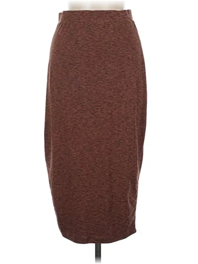 Pre-owned Wild Fable Casual Skirt In Brown