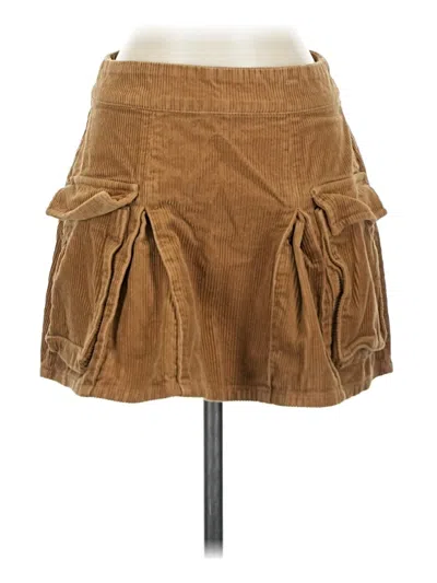 Pre-owned Wild Fable Casual Skirt In Brown