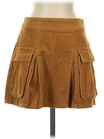 Pre-owned Wild Fable Casual Skirt In Brown