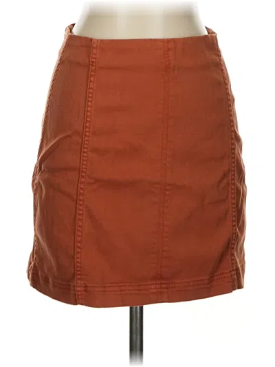 Pre-owned Wild Fable Casual Skirt In Brown