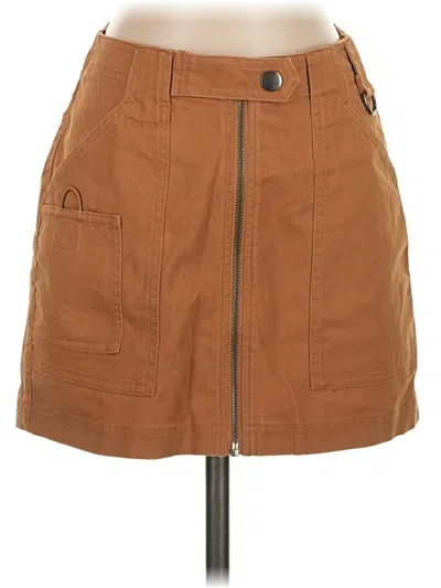 Pre-owned Wild Fable Casual Skirt In Brown