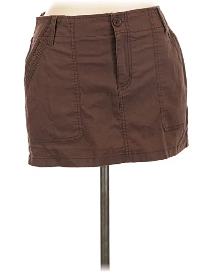 Pre-owned Wild Fable Casual Skirt In Brown