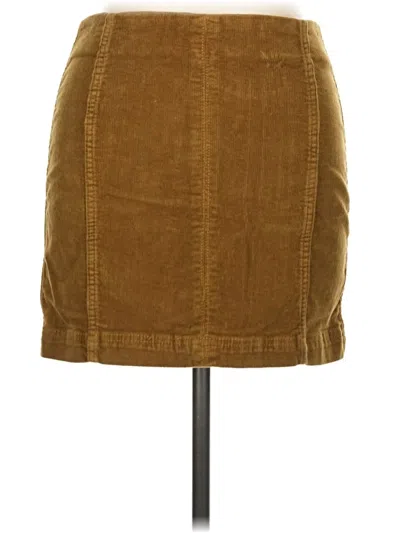 Pre-owned Wild Fable Casual Skirt In Brown