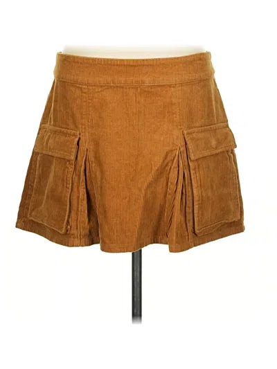 Pre-owned Wild Fable Casual Skirt In Brown