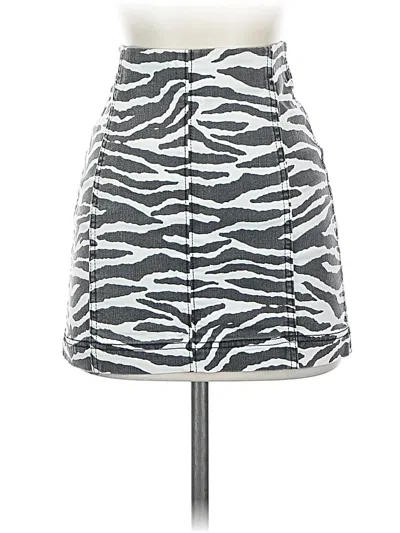 Pre-owned Wild Fable Casual Skirt In Gray