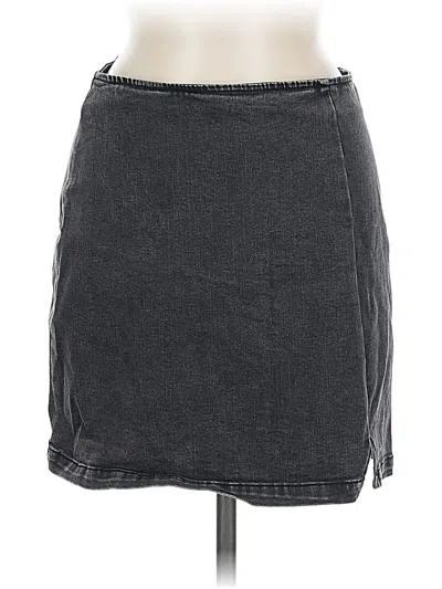 Pre-owned Wild Fable Casual Skirt In Gray