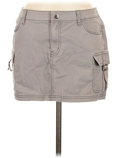 Pre-owned Wild Fable Casual Skirt In Gray
