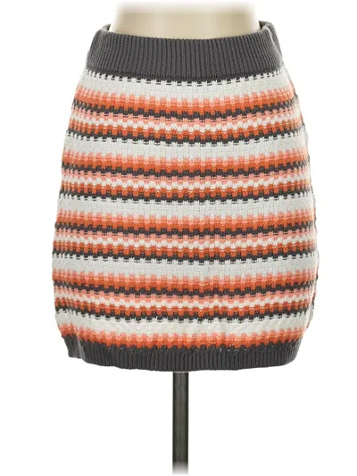 Pre-owned Wild Fable Casual Skirt In Gray