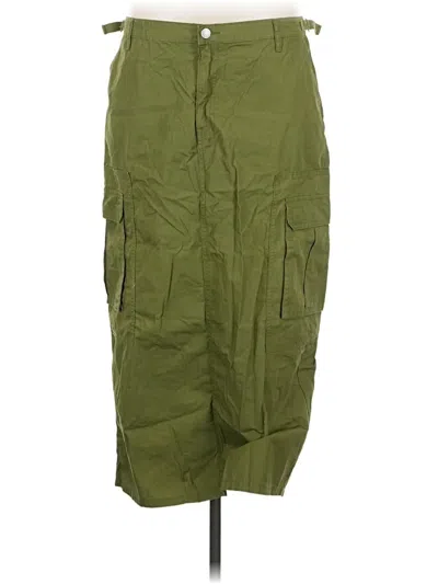 Pre-owned Wild Fable Casual Skirt In Green