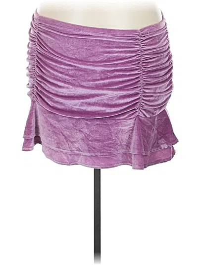 Pre-owned Wild Fable Casual Skirt In Purple