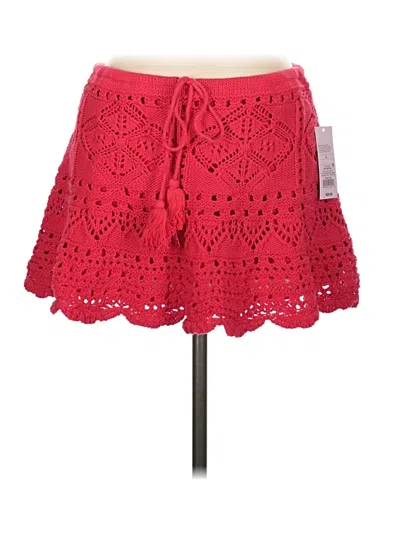 Pre-owned Wild Fable Casual Skirt In Red