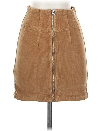 Pre-owned Wild Fable Casual Skirt In Tan