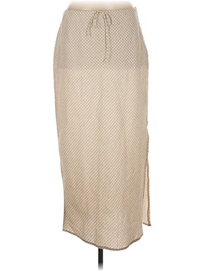 Pre-owned Wild Fable Casual Skirt In Tan