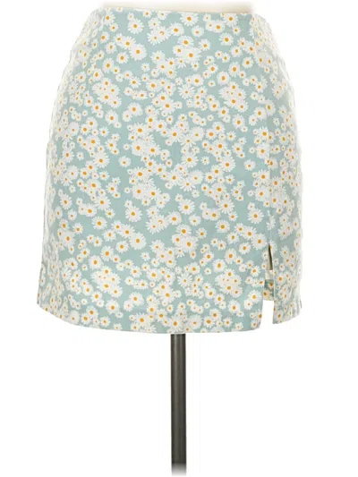 Pre-owned Wild Fable Casual Skirt In Teal