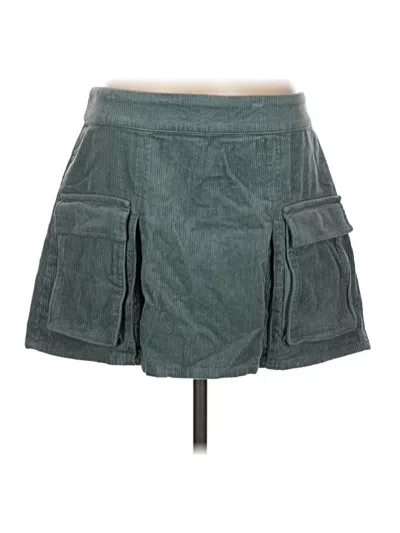 Pre-owned Wild Fable Casual Skirt In Teal