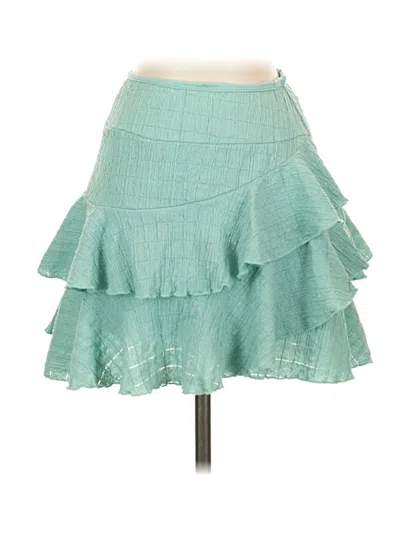 Pre-owned Wild Fable Casual Skirt In Teal