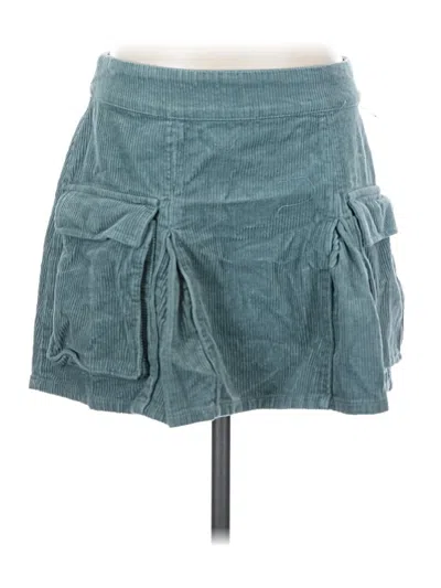 Pre-owned Wild Fable Casual Skirt In Teal