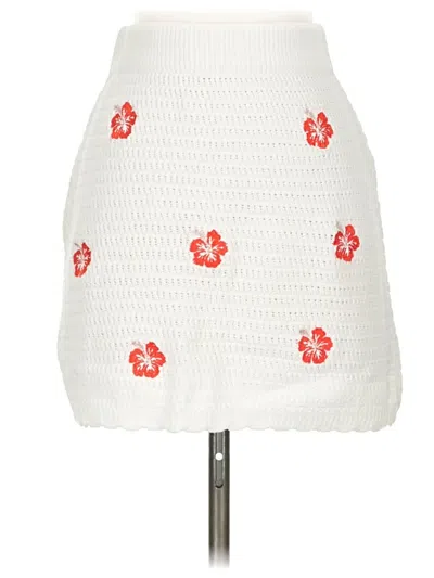 Pre-owned Wild Fable Casual Skirt In White