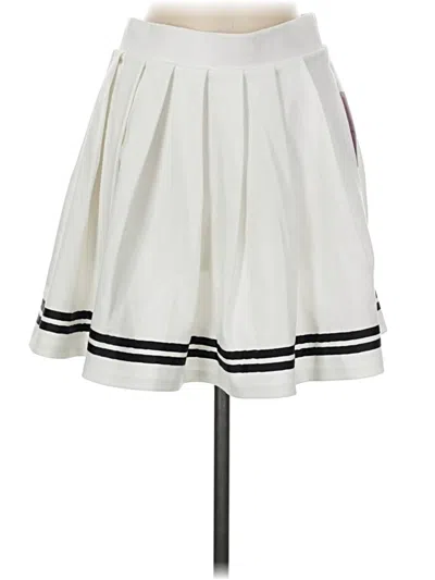 Wild Fable Casual Skirt In White