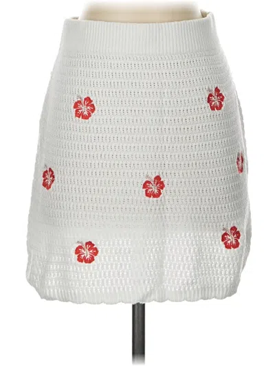 Pre-owned Wild Fable Casual Skirt In White