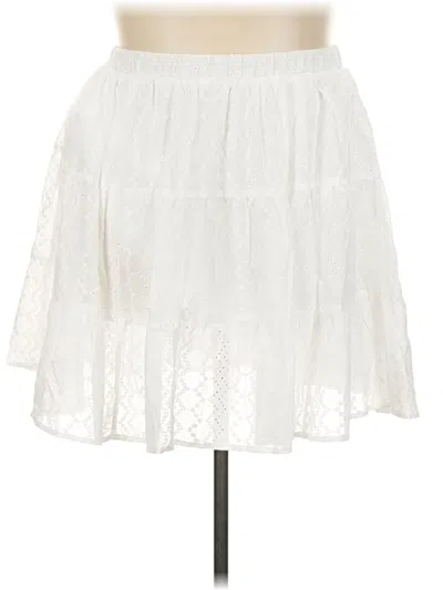 Pre-owned Wild Fable Casual Skirt In White