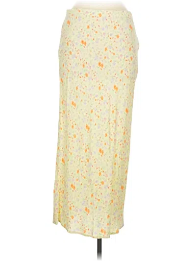 Pre-owned Wild Fable Casual Skirt In Yellow