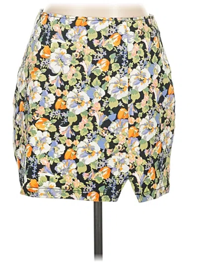 Pre-owned Wild Fable Casual Skirt In Yellow