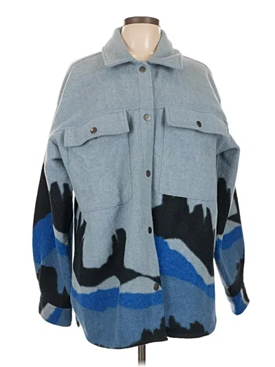 Pre-owned Wild Fable Coat In Blue