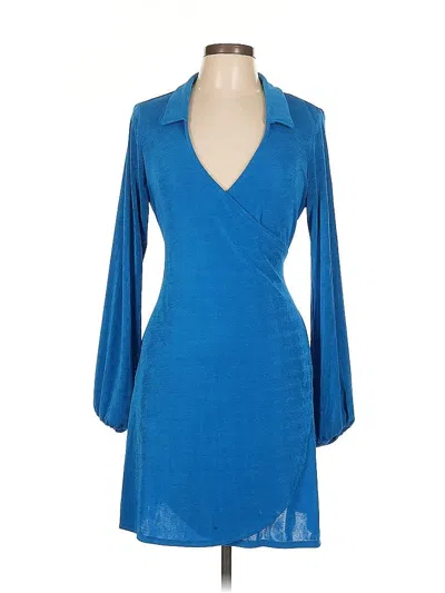 Pre-owned Wild Fable Cocktail Dress In Blue