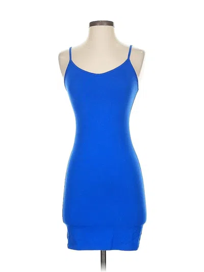 Pre-owned Wild Fable Cocktail Dress In Blue