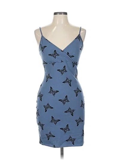 Pre-owned Wild Fable Cocktail Dress In Blue