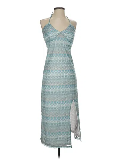 Pre-owned Wild Fable Cocktail Dress In Blue