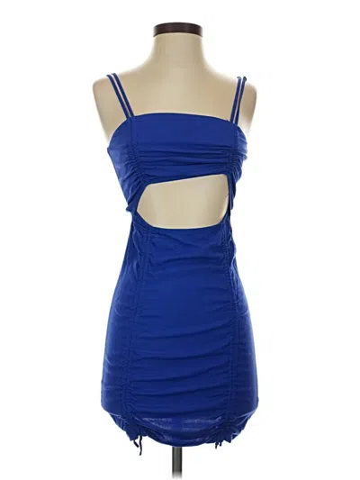 Pre-owned Wild Fable Cocktail Dress In Blue