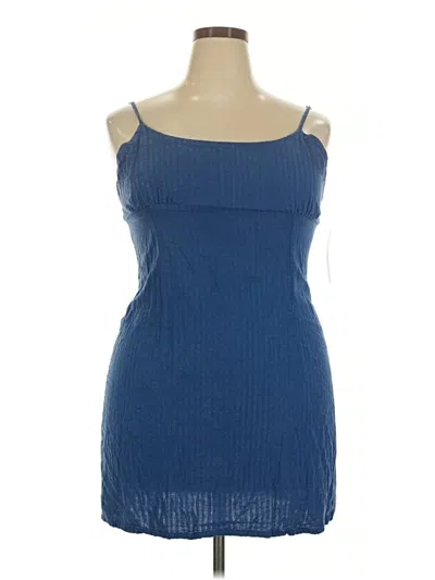 Pre-owned Wild Fable Cocktail Dress In Blue