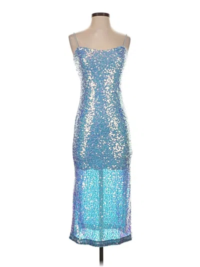 Pre-owned Wild Fable Cocktail Dress In Blue