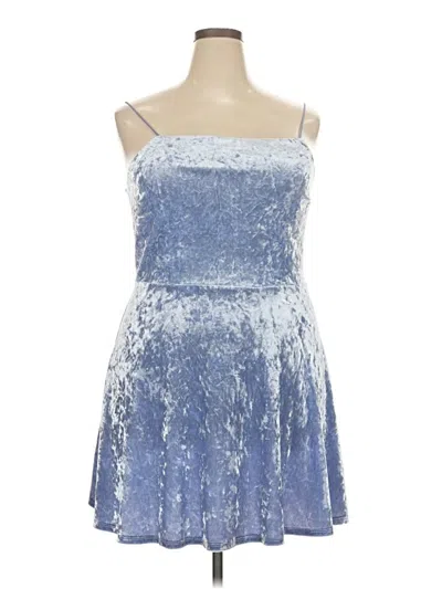 Pre-owned Wild Fable Cocktail Dress In Blue