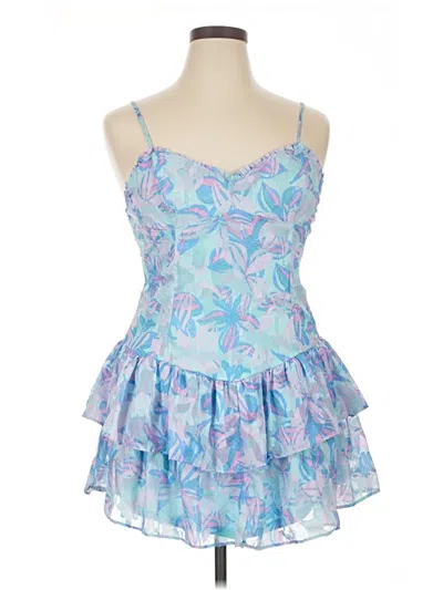 Pre-owned Wild Fable Cocktail Dress In Blue