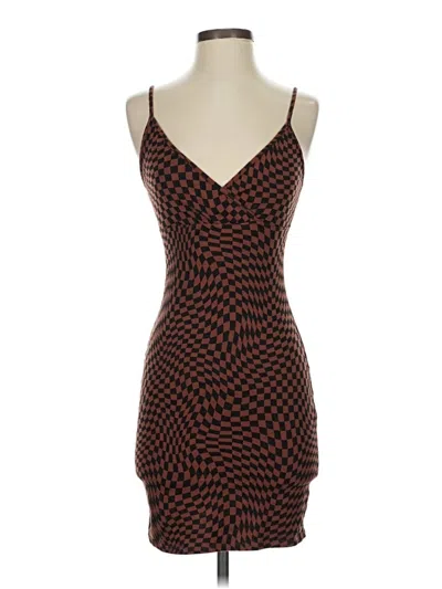 Pre-owned Wild Fable Cocktail Dress In Brown
