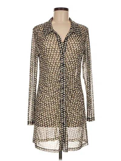 Pre-owned Wild Fable Cocktail Dress In Brown
