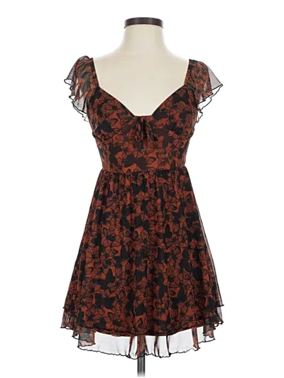 Pre-owned Wild Fable Cocktail Dress In Brown