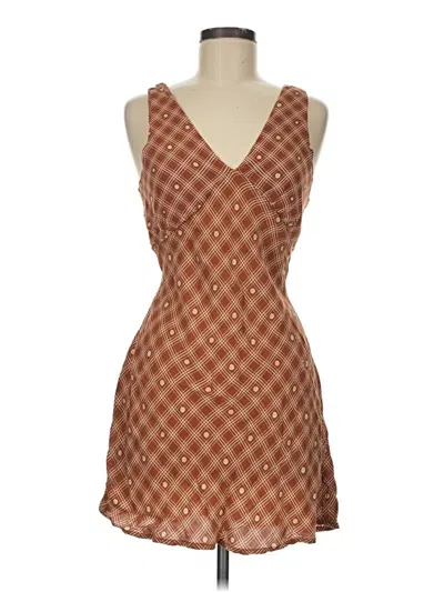 Pre-owned Wild Fable Cocktail Dress In Brown